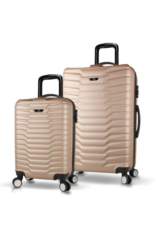 Ensemble de valises (2 pièces) - Or