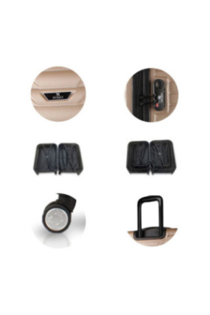 Ensemble de valises (2 pièces) - Or