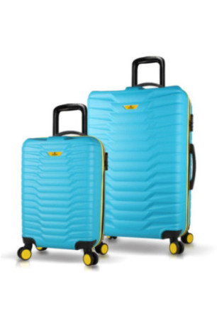Ensemble de valises (2 pièces) - Turquoise