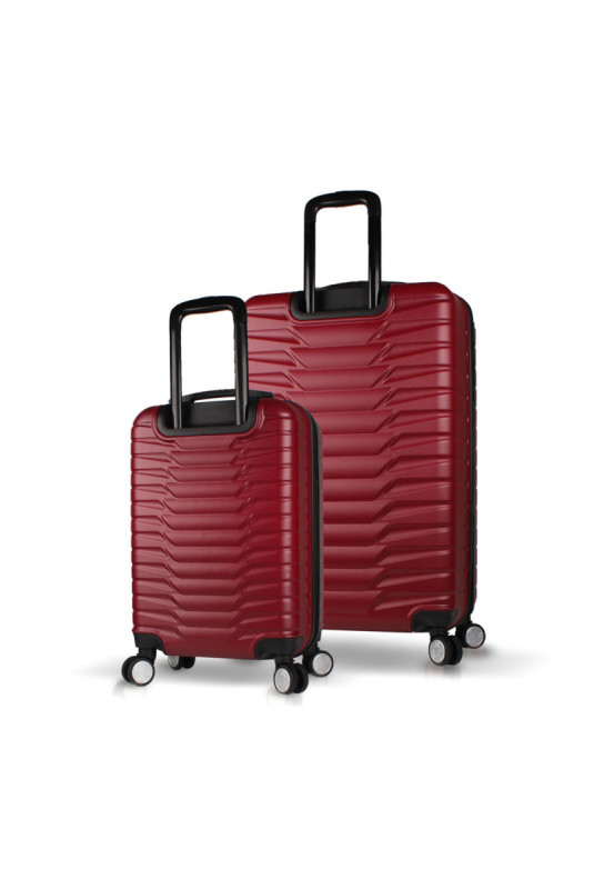 Ensemble de valises (2 pièces) - Rouge bordeaux
