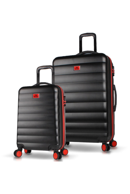 Ensemble de valises (2 pièces) - Noir