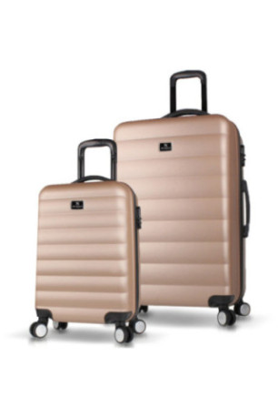 Ensemble de valises (2 pièces) - Or