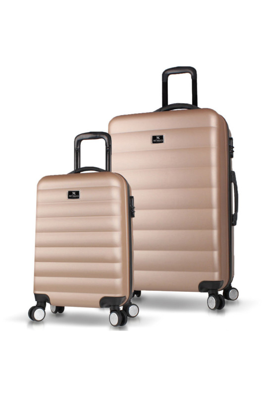 Ensemble de valises (2 pièces) - Or