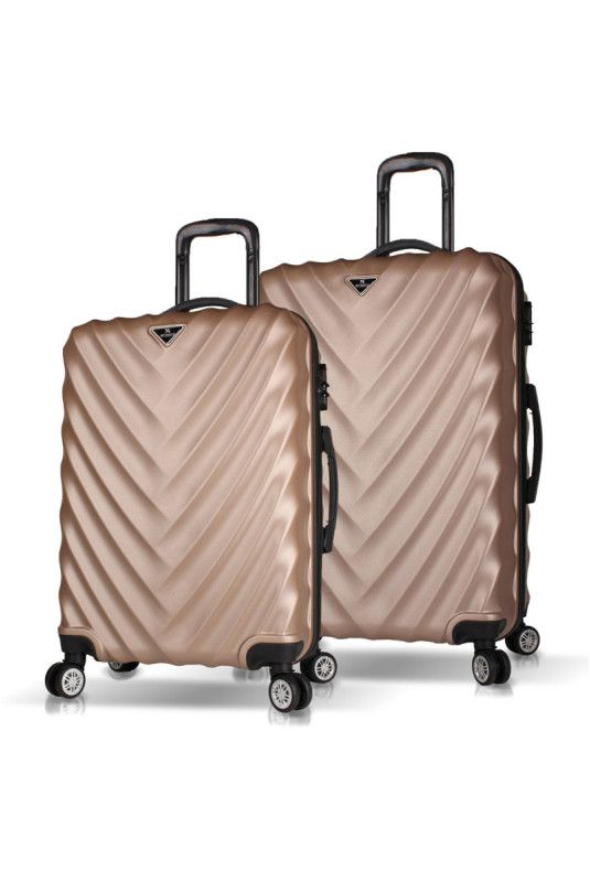 Ensemble de valises (2 pièces) - Or