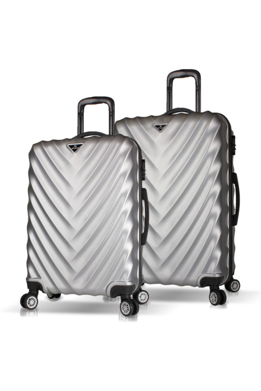 Ensemble de valises (2 pièces) - Gris