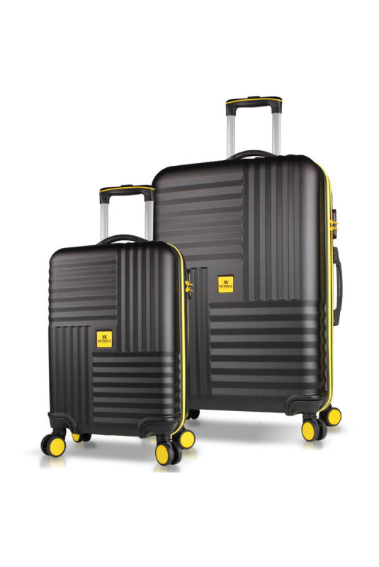 Ensemble de valises (2 pièces) - Noir