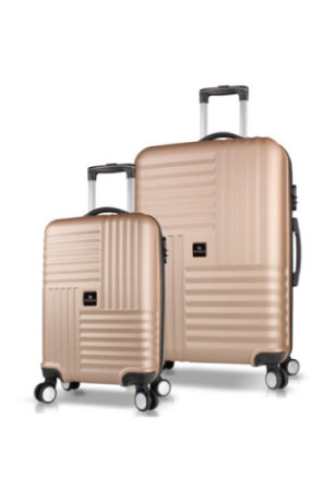 Ensemble de valises (2 pièces) - Or