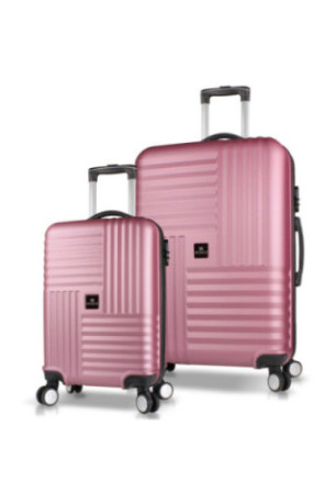 Ensemble de valises (2 pièces) - Or rose