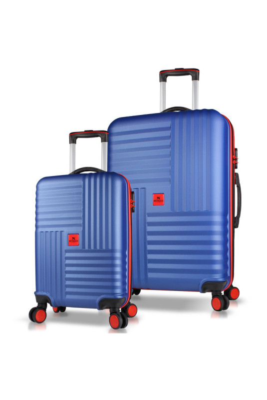Ensemble de valises (2 pièces) - Bleu marine