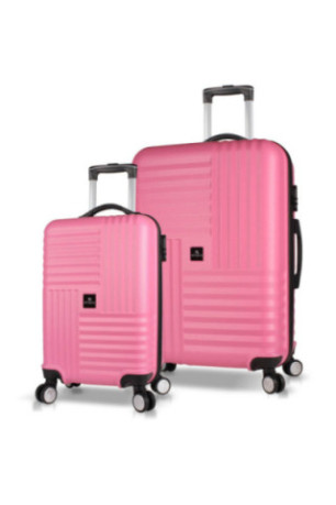 Ensemble de valises (2 pièces) - Rose