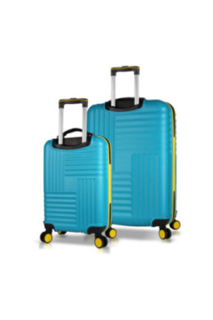 Ensemble de valises (2 pièces) - Turquoise