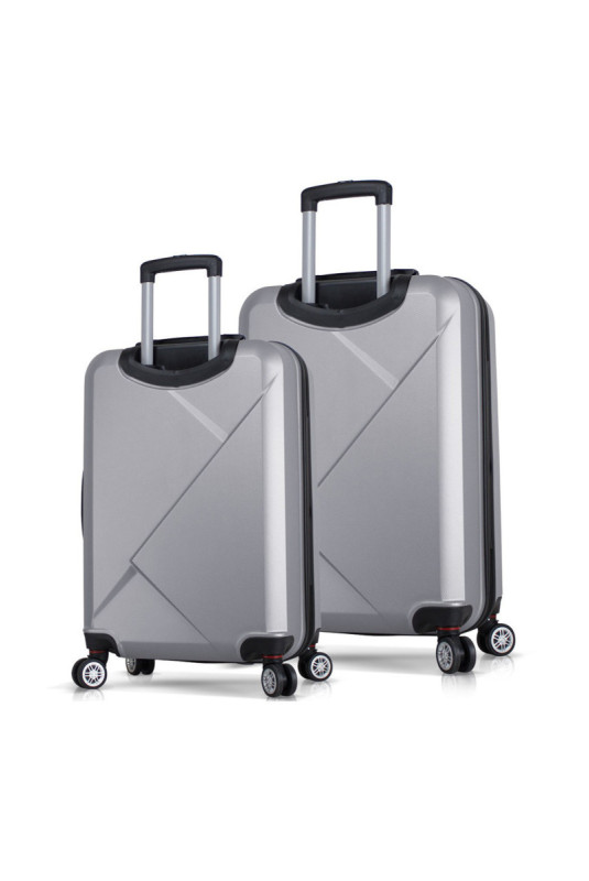 Ensemble de valises (2 pièces) - Gris