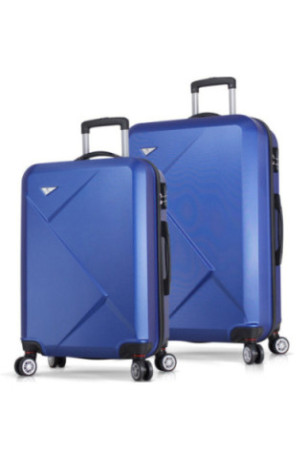 Ensemble de valises (2 pièces) - Bleu