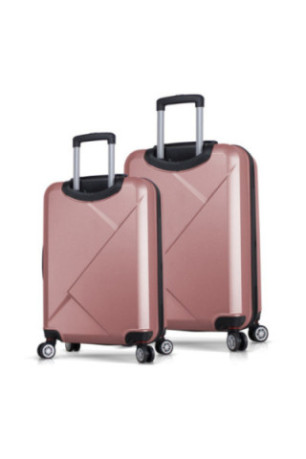Ensemble de valises (2 pièces) - Or rose