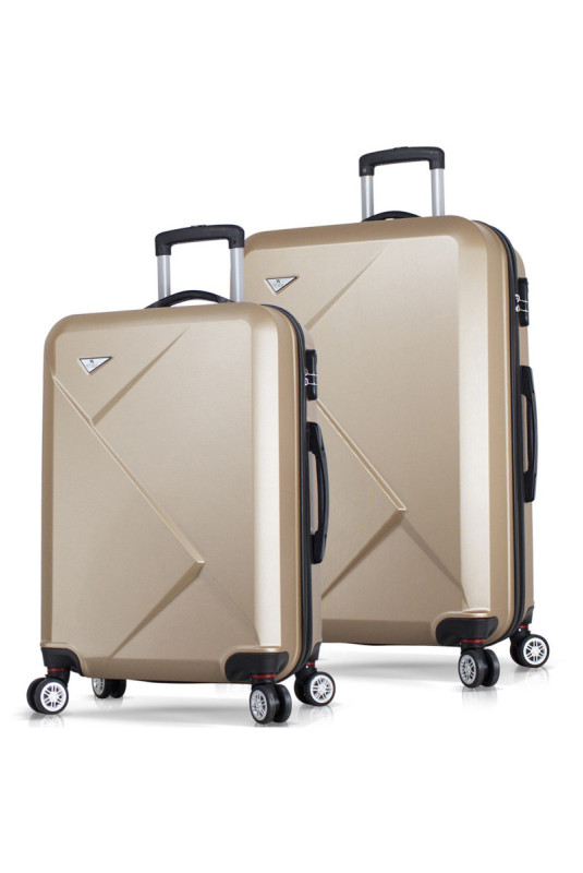 Ensemble de valises (2 pièces) - Or