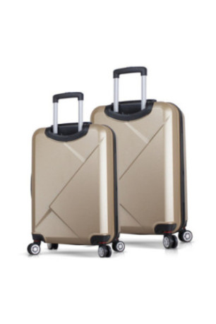 Ensemble de valises (2 pièces) - Or