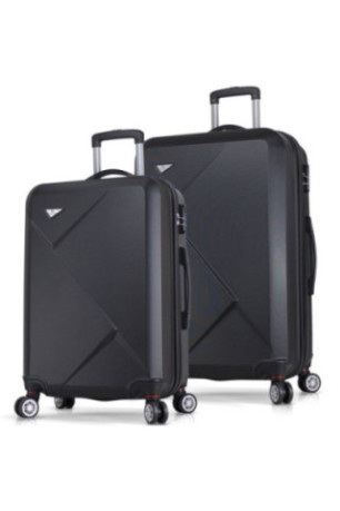 Ensemble de valises (2 pièces) - Noir