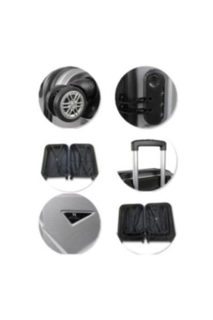 Ensemble de valises (2 pièces) - Noir