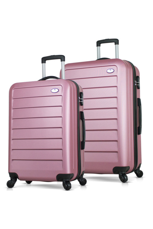 Ensemble de valises (2 pièces) - Or rose