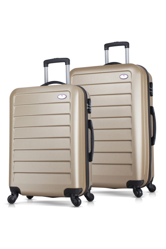 Ensemble de valises (2 pièces) - Or