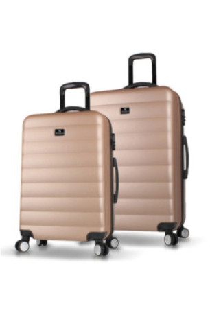 Ensemble de valises (2 pièces) - Or