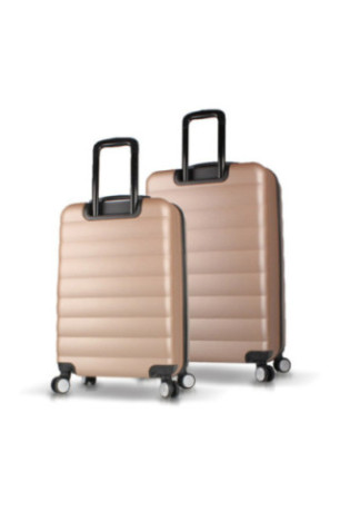 Ensemble de valises (2 pièces) - Or