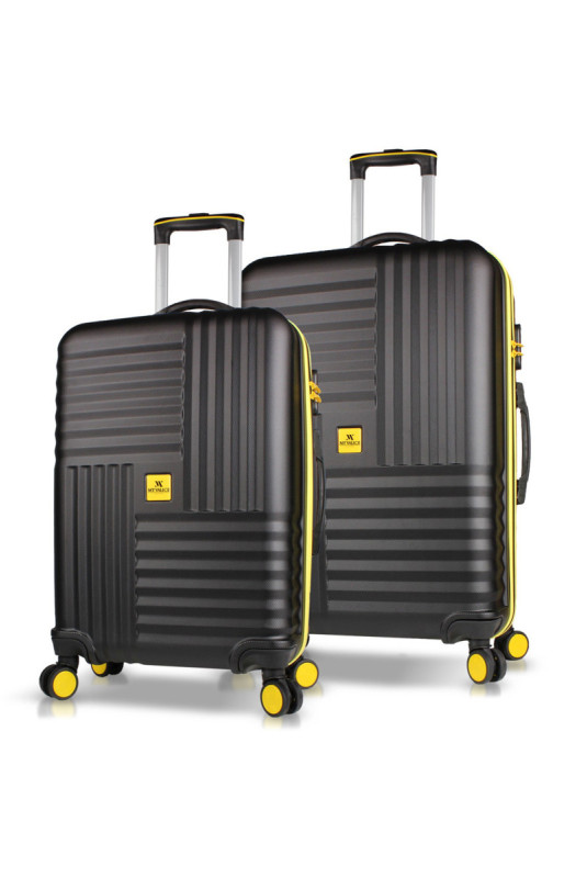 Ensemble de valises (2 pièces) - Noir