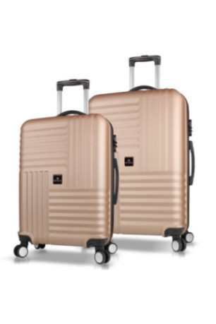 Ensemble de valises (2 pièces) - Or