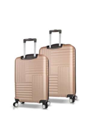 Ensemble de valises (2 pièces) - Or