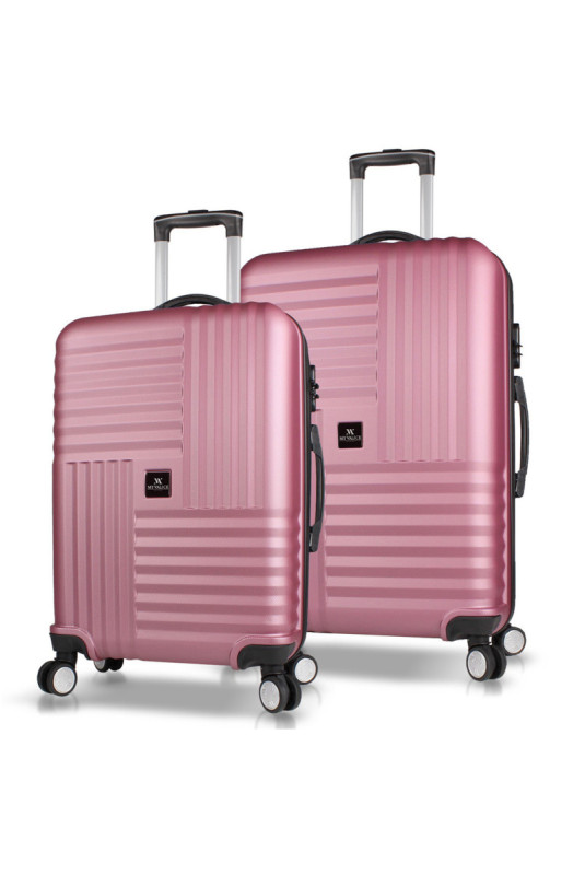 Ensemble de valises (2 pièces) - Or rose