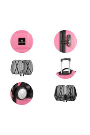 Ensemble de valises (2 pièces) - Rose