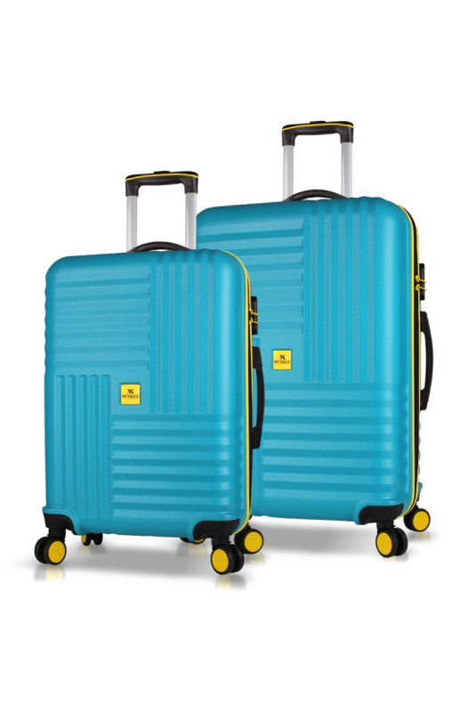 Ensemble de valises (2 pièces) - Turquoise