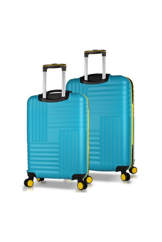 Ensemble de valises (2 pièces) - Turquoise