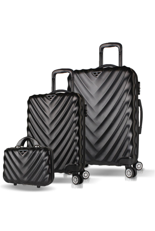 Ensemble de valises (3 pièces) - Noir
