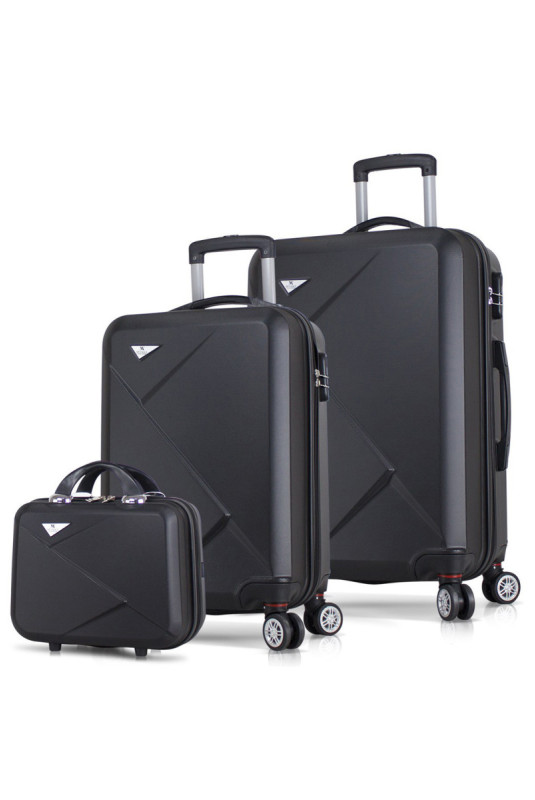 Ensemble de valises (3 pièces) - Noir