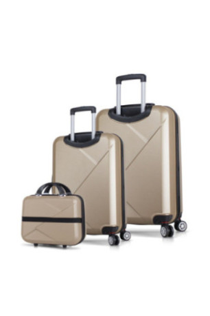 Ensemble de valises (3 pièces) - Or