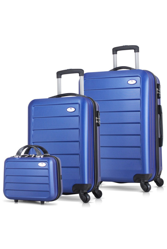 Ensemble de valises (3 pièces) - Bleu