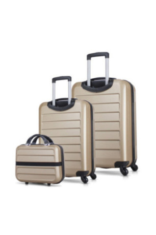 Ensemble de valises (3 pièces) - Or