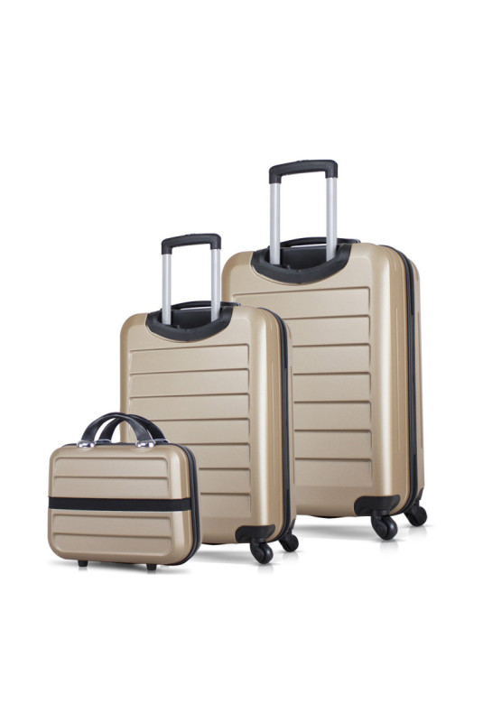 Ensemble de valises (3 pièces) - Or