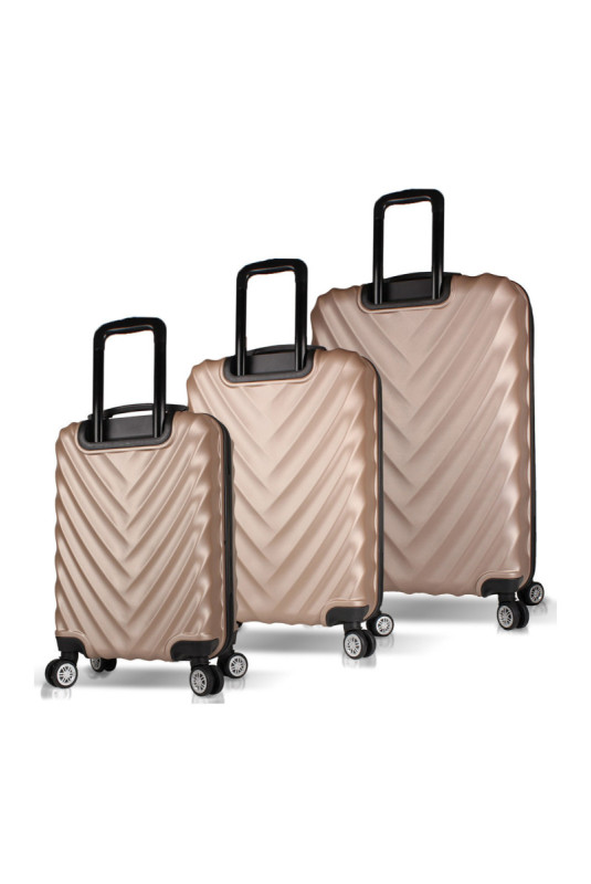 Ensemble de valises (3 pièces) - Or