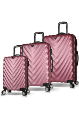 Ensemble de valises (3 pièces) - Or rose
