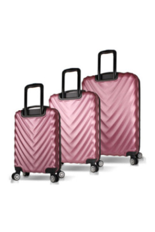 Ensemble de valises (3 pièces) - Or rose