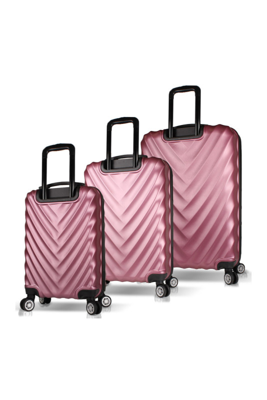 Ensemble de valises (3 pièces) - Or rose