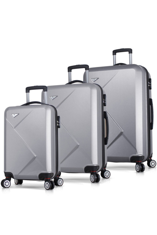 Ensemble de valises (3 pièces) - Gris
