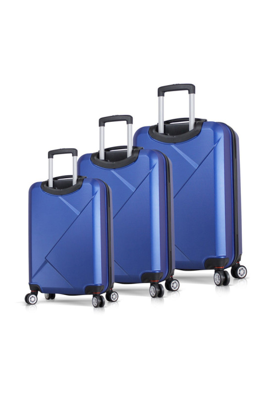 Ensemble de valises (3 pièces) - Bleu