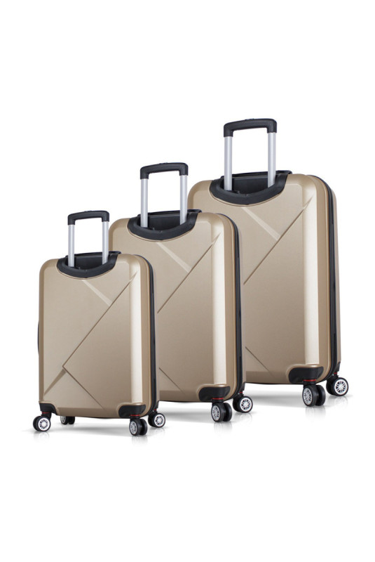 Ensemble de valises (3 pièces) - Or