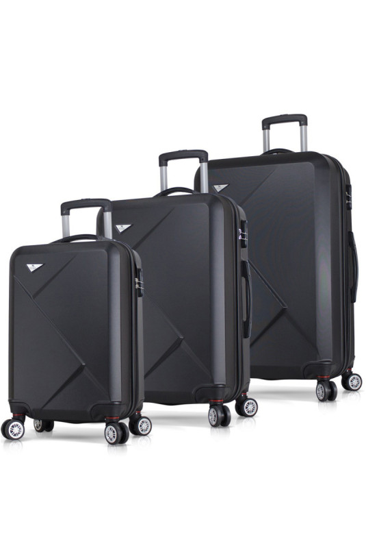 Ensemble de valises (3 pièces) - Noir