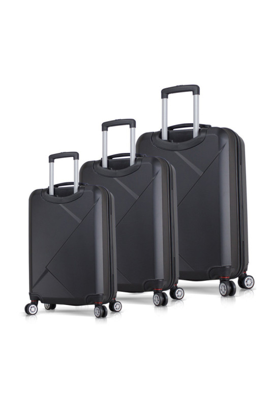 Ensemble de valises (3 pièces) - Noir