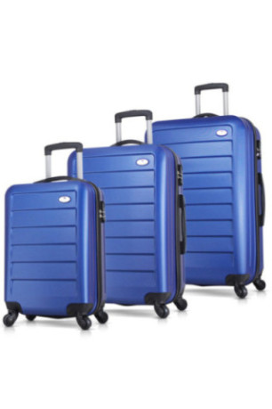 Ensemble de valises (3 pièces) - Bleu