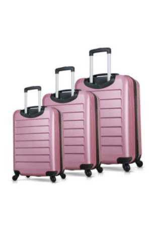 Ensemble de valises (3 pièces) - Or rose